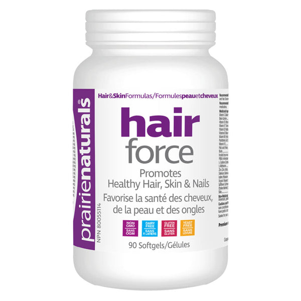 Prairie Naturals Hair Force | Optimum Health Vitamins, Canada