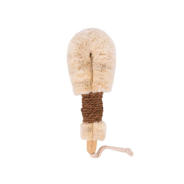 Jute Body Brush with Brown Handle (Soft)