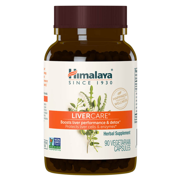 Bottle of LiverCare 90 Vegetarian Capsules