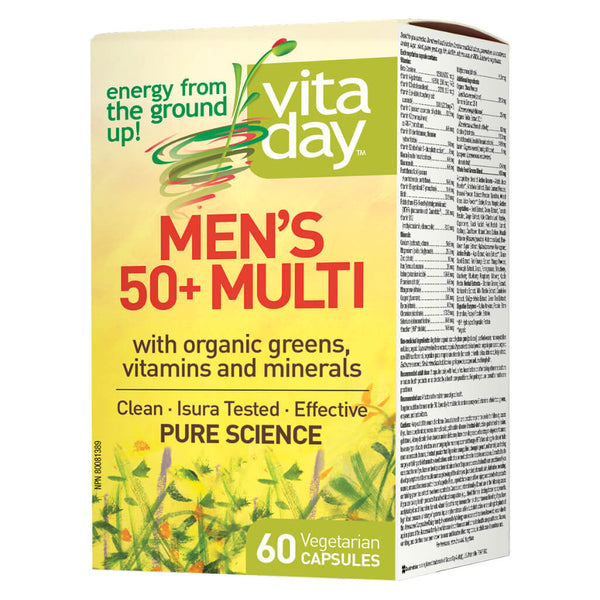Box of Men's 50+ Multi 60 Vegetarian Capsules