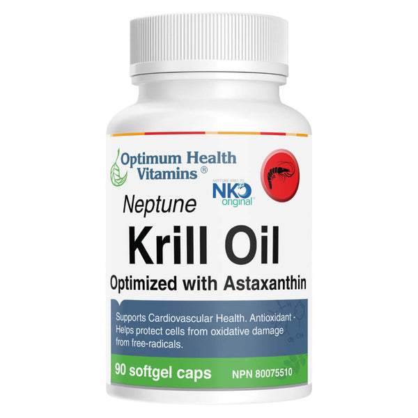 Bottle of Neptune Krill Oil 90 Softgels