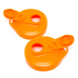 MasonTops Multi Tops Flip Cap Lids Wide Mouth Orange