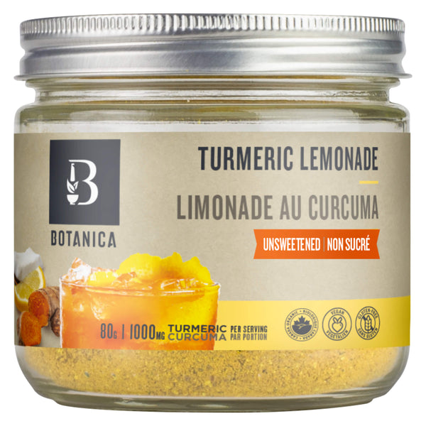 Jar of Botanica Turmeric Lemonade 80 Grams